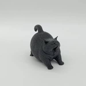 3D Printed Yawning Cat