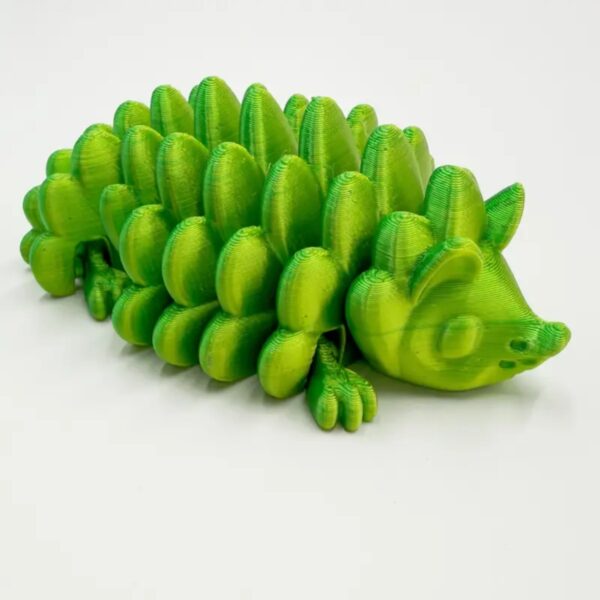 3D Printed Customizable Hedgehog Statue with Movable Joints - Image 2