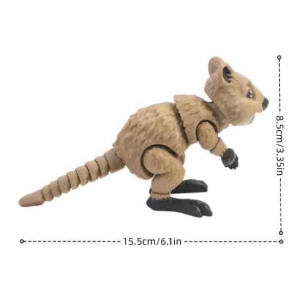 Customized 3D Printed Articulated Kangaroo Toy for Children's - Image 2