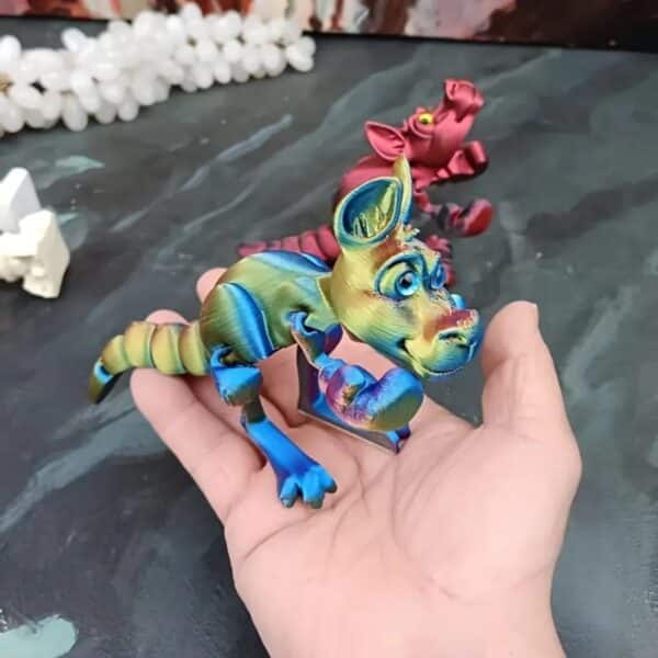 Articulated 3D Printed Customized Kangaroo Toy for Kids - Image 3