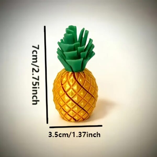 Creative 3D Printed Golden Pineapple Stress Relief Kids Toy - Image 2