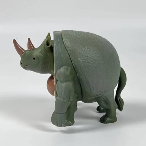 Customized 3D Printed Avocado Rhino Toy for Children's - Image 3
