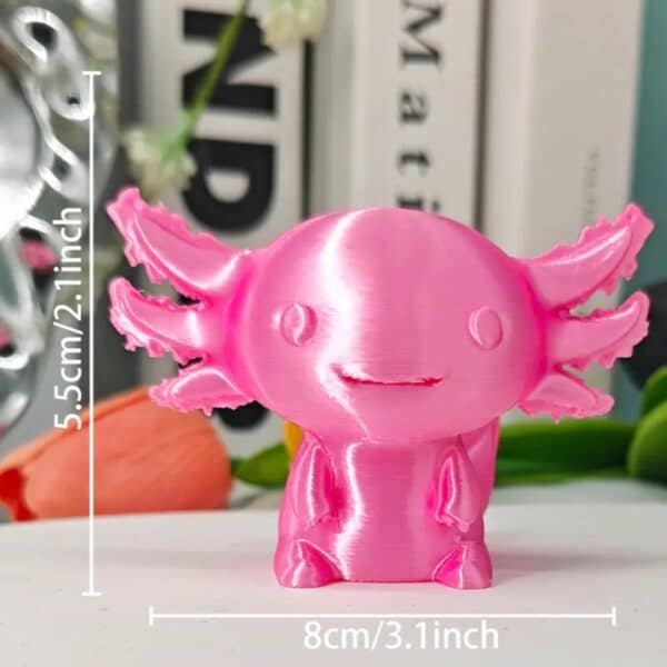 3D Printed Mini Cute Mexican Axolotl Toy for Children's - Image 3