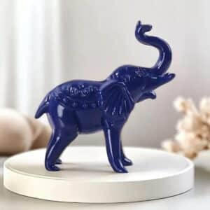 3D Printed Blue Elephant