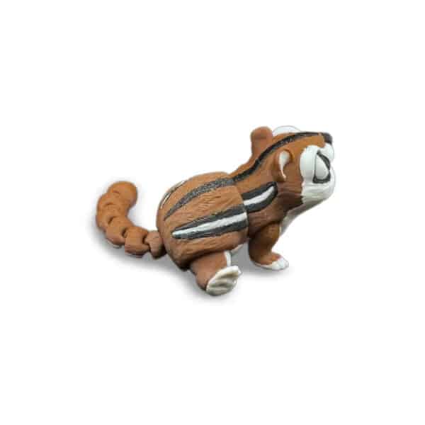 Vibrant Multi Jointed 3D Printed Chipmunk Toy for Children's - Image 2