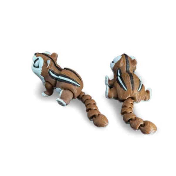 Vibrant Multi Jointed 3D Printed Chipmunk Toy for Children's - Image 3