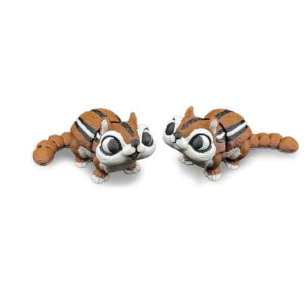 Vibrant Multi Jointed 3D Printed Chipmunk Toy for Children's - Image 4