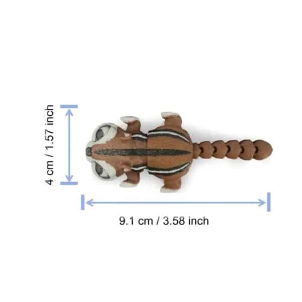 Vibrant Multi Jointed 3D Printed Chipmunk Toy for Children's - Image 6