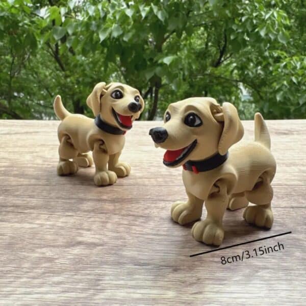3D Printed Customized Labrador with Poseable Joints - Image 3