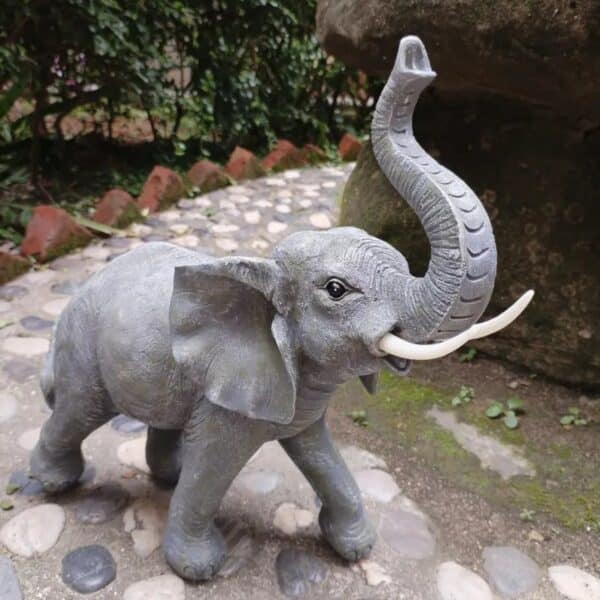 Customized 3D Printed Realistic Cute Elephant Sculpture - Image 3