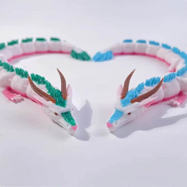 Custom Vibrant 3D Flexible Winged Dragon Toy for Children - Image 3