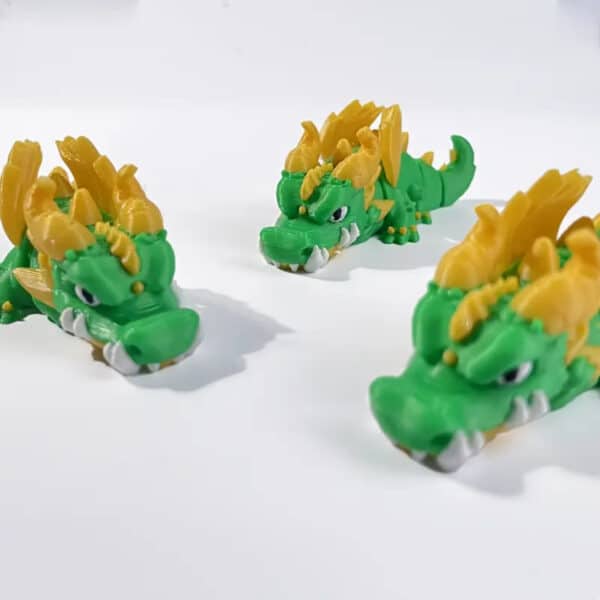 Customized 3D Printed Flexible Winged Dragon Toy for Kids - Image 3