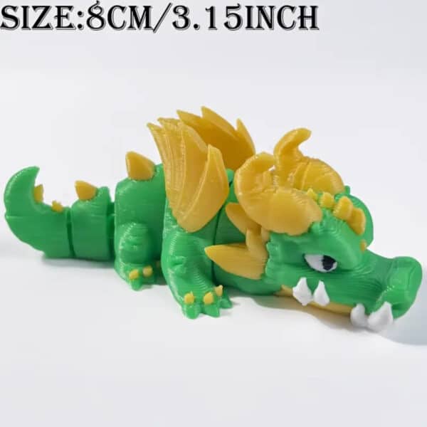 Customized 3D Printed Flexible Winged Dragon Toy for Kids - Image 4