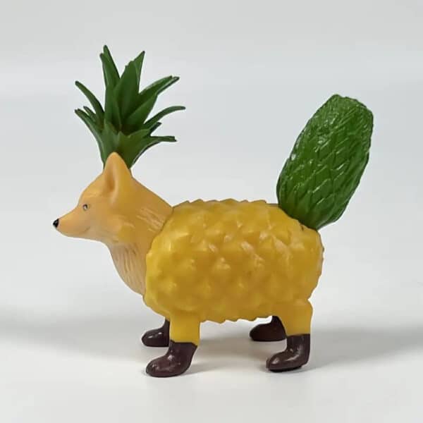 Articulated 3D Printed Pineapple Fox Toy for Children's - Image 4