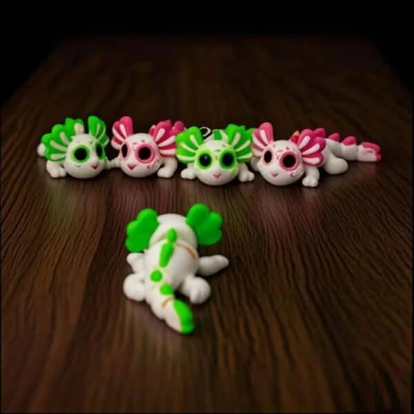 3D Printed Customized Salamander with Movable Joints - Image 2