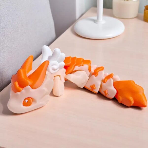 Articulated 3D Printed Star Dragon Toy for Children's - Image 3