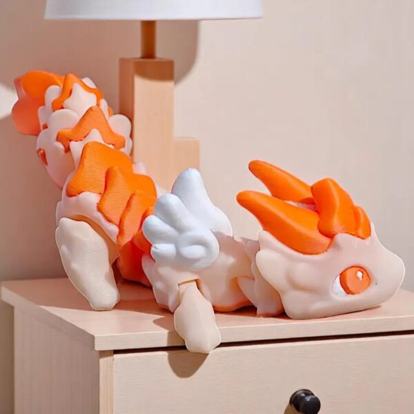 Articulated 3D Printed Star Dragon Toy for Children's - Image 5