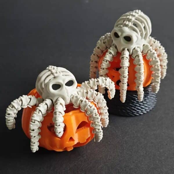 3D Printed Movable Joints Skeleton Octopus Toy for Kids - Image 3