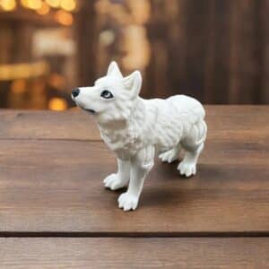 Arctic Wolf Statues