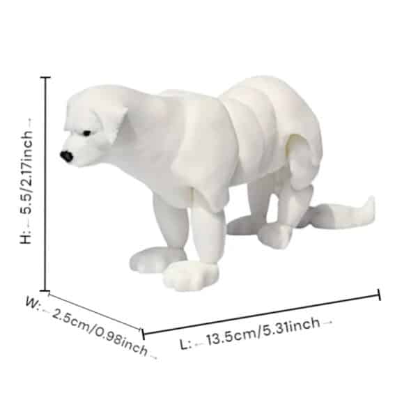 3D Printed Vibrant King Charles Spaniel Statue Toy for Kids - Image 2