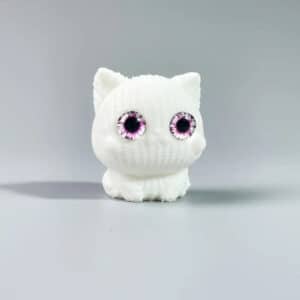 Big Eyes Movable Cat