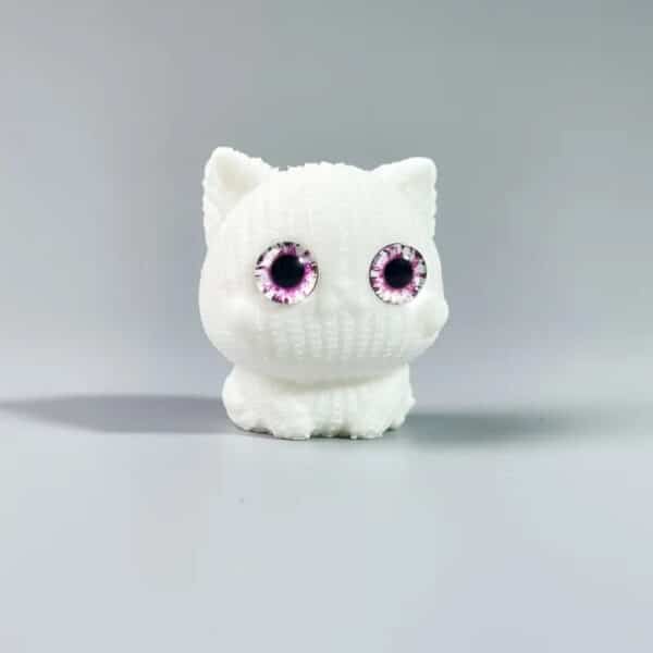 Articulated Cute 3D Printed Big Eyes Cat Toy for Childrens - Image 6