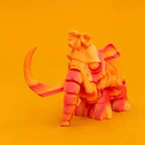 Customizable Gradient Elephant