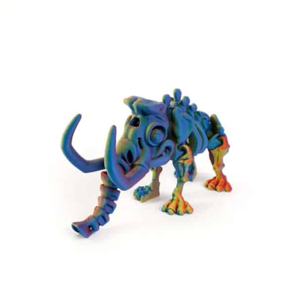 3D Printed Customizable Mammoth with Movable Joints - Image 3