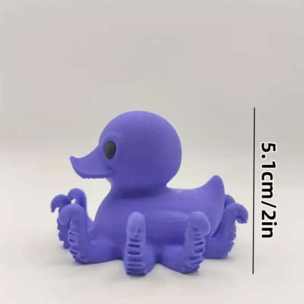 Articulated 3D Playful Octopus Duck Toy for Children's - Image 2