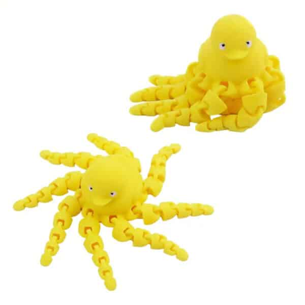Customized Articulated 3D Printed Octopus Toy for Children's - Image 3