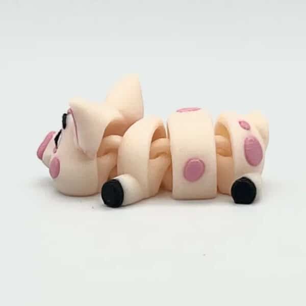 Articulated 3D Printed Customizable Pig Toy for Children's - Image 5