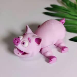 Pink Smiling Pig