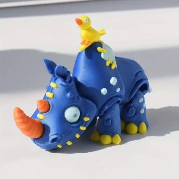 Blue Twisted Rhino