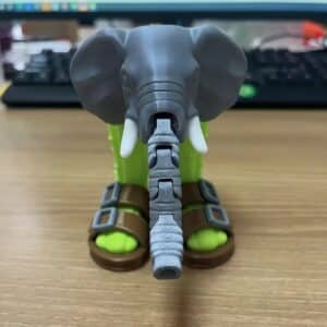 Cactus Elephant Statue