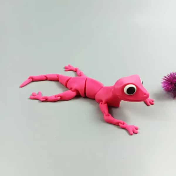 3D Printed Articulated Poseable Lizard Toy for Children - Image 7