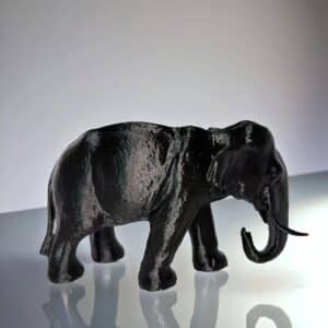 Realistic Black Elephant