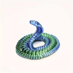 Movable 3D Printed Cobra
