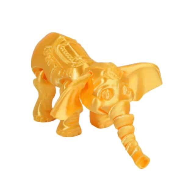 Customized 3D Printed Elephant Statue with Movable Joints - Image 2