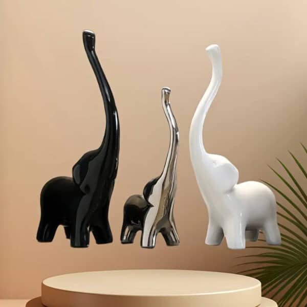 Customizable 3D Printed Long Trunk Elephant Toy for Kids - Image 2