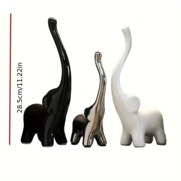 Customizable 3D Printed Long Trunk Elephant Toy for Kids - Image 4