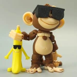Movable Joints 3D Monkey