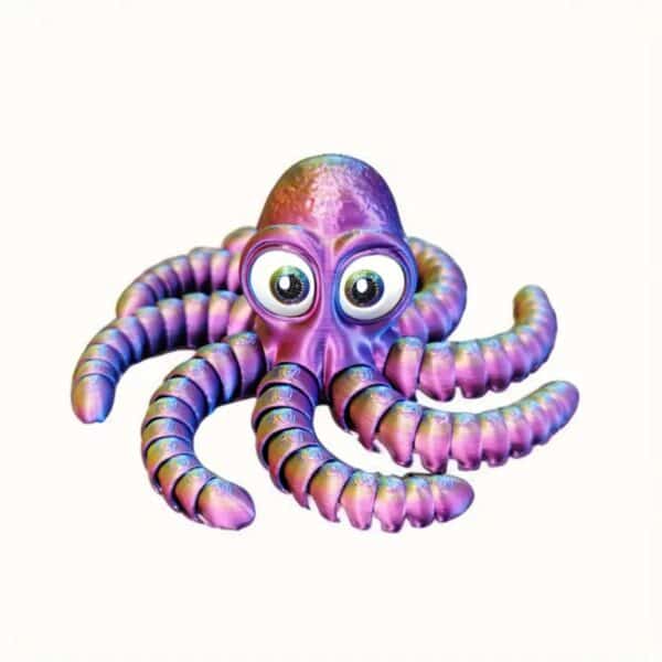 Adorable 3D Printed Customized Octopus Toy for Children's - Image 5