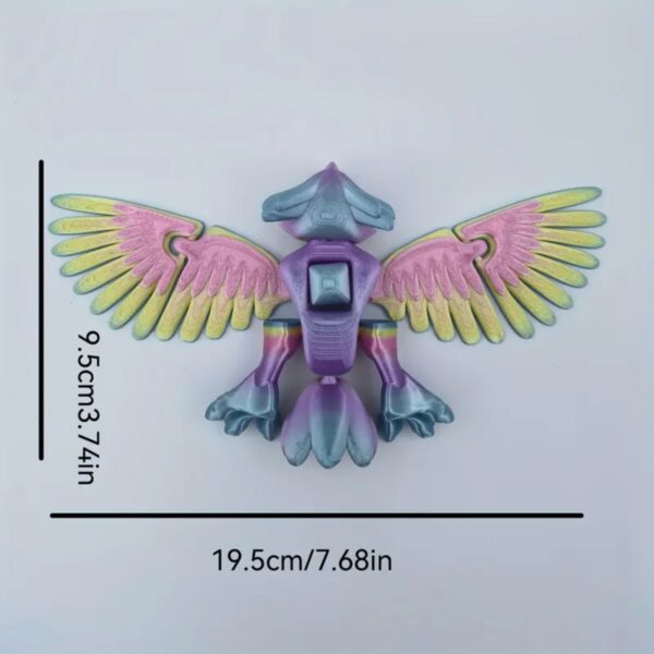 Customized 3D Printed Movable Joints Owl Toy for Children - Image 2