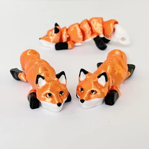 Customizable 3D Printed Movable Fox Toy for Children's - Image 6
