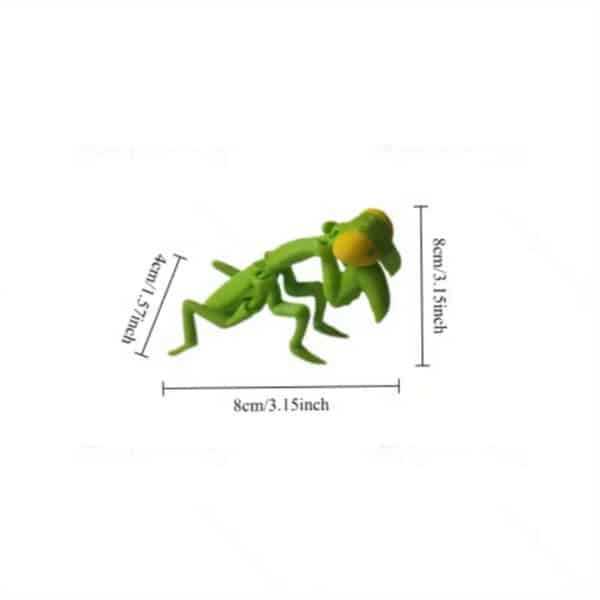 Customized 3D Printed Mantis Statue with Movable Joints - Image 3