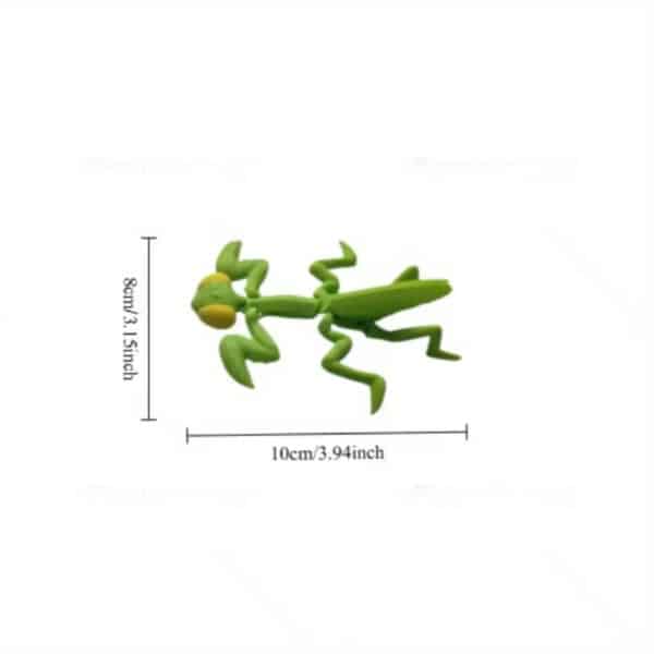 Customized 3D Printed Mantis Statue with Movable Joints - Image 4