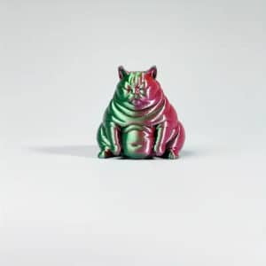 3D Printed Chubby Cat