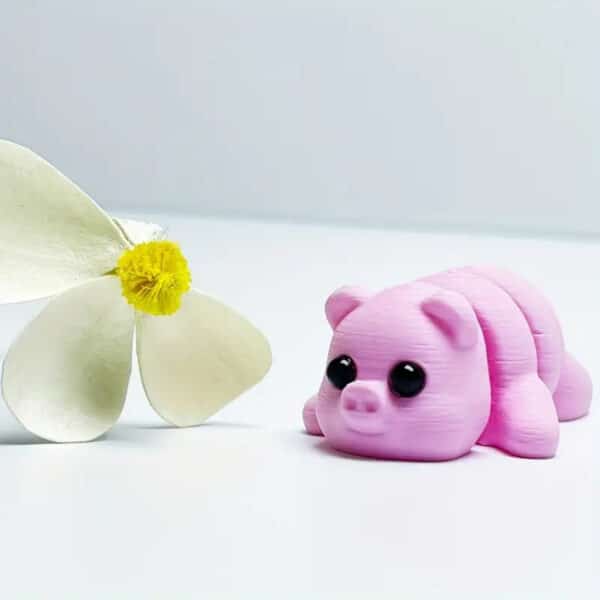 Vibrant Customized 3D Printed Cute Piggy Toy for Childrens - Image 3