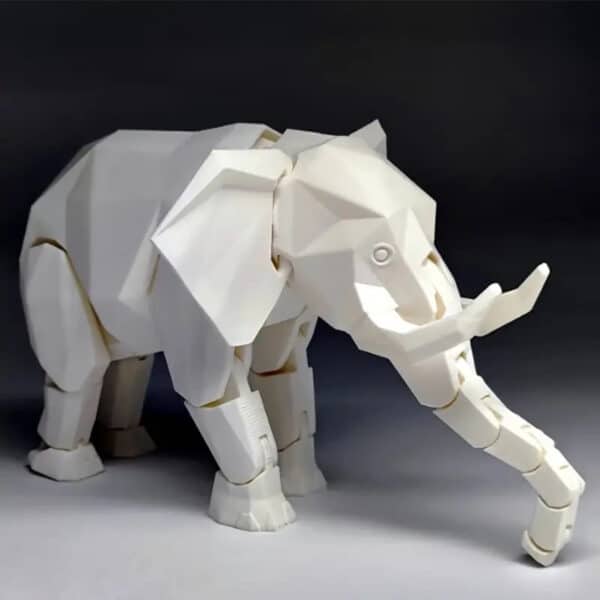 Customized Movable Joints 3D Elephant Toy for Children - Image 2