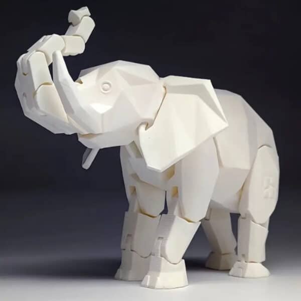 Customized Movable Joints 3D Elephant Toy for Children - Image 3